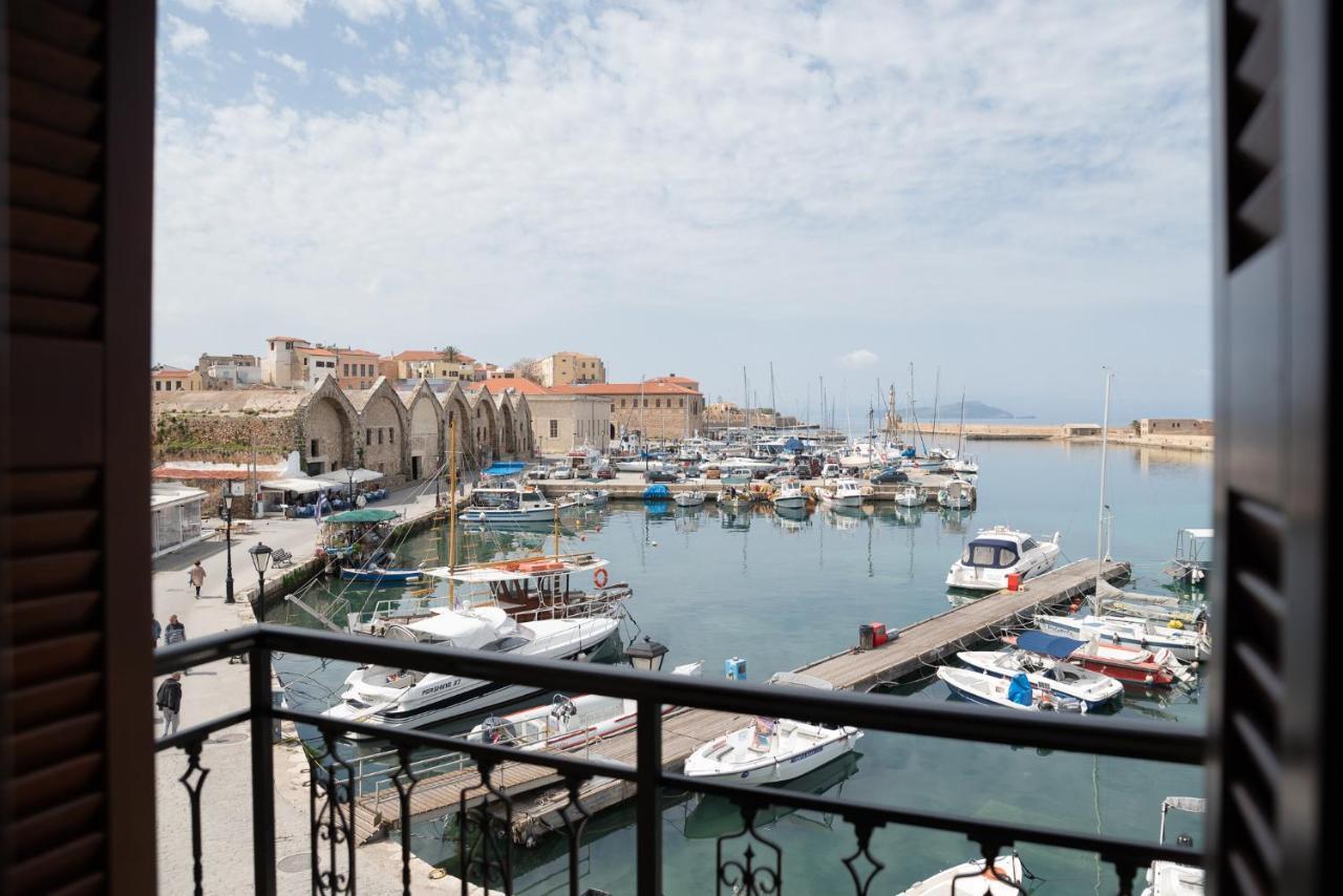 Destino Home Overlooking The Venetian Port Of Chania Chania  Exteriér fotografie