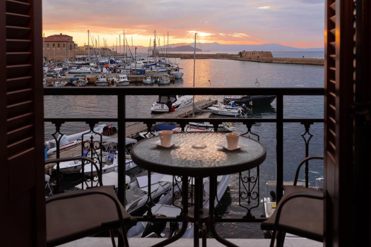 Destino Home Overlooking The Venetian Port Of Chania Chania  Exteriér fotografie