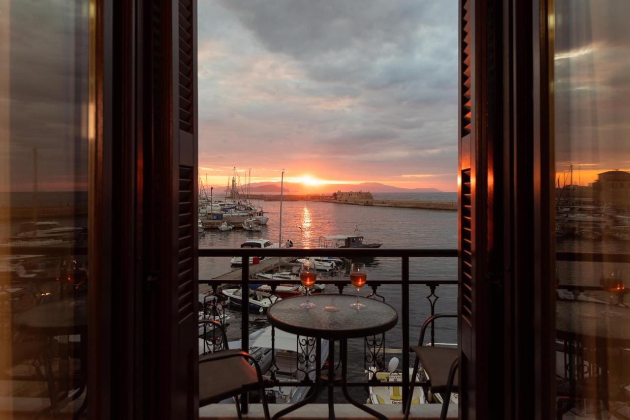 Destino Home Overlooking The Venetian Port Of Chania Chania  Exteriér fotografie