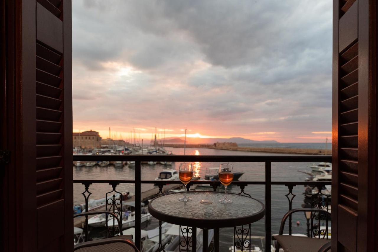 Destino Home Overlooking The Venetian Port Of Chania Chania  Exteriér fotografie